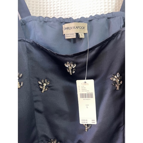 Anthropologie Druv Kapoor bejeweled empire waist top - Picture 3 of 4